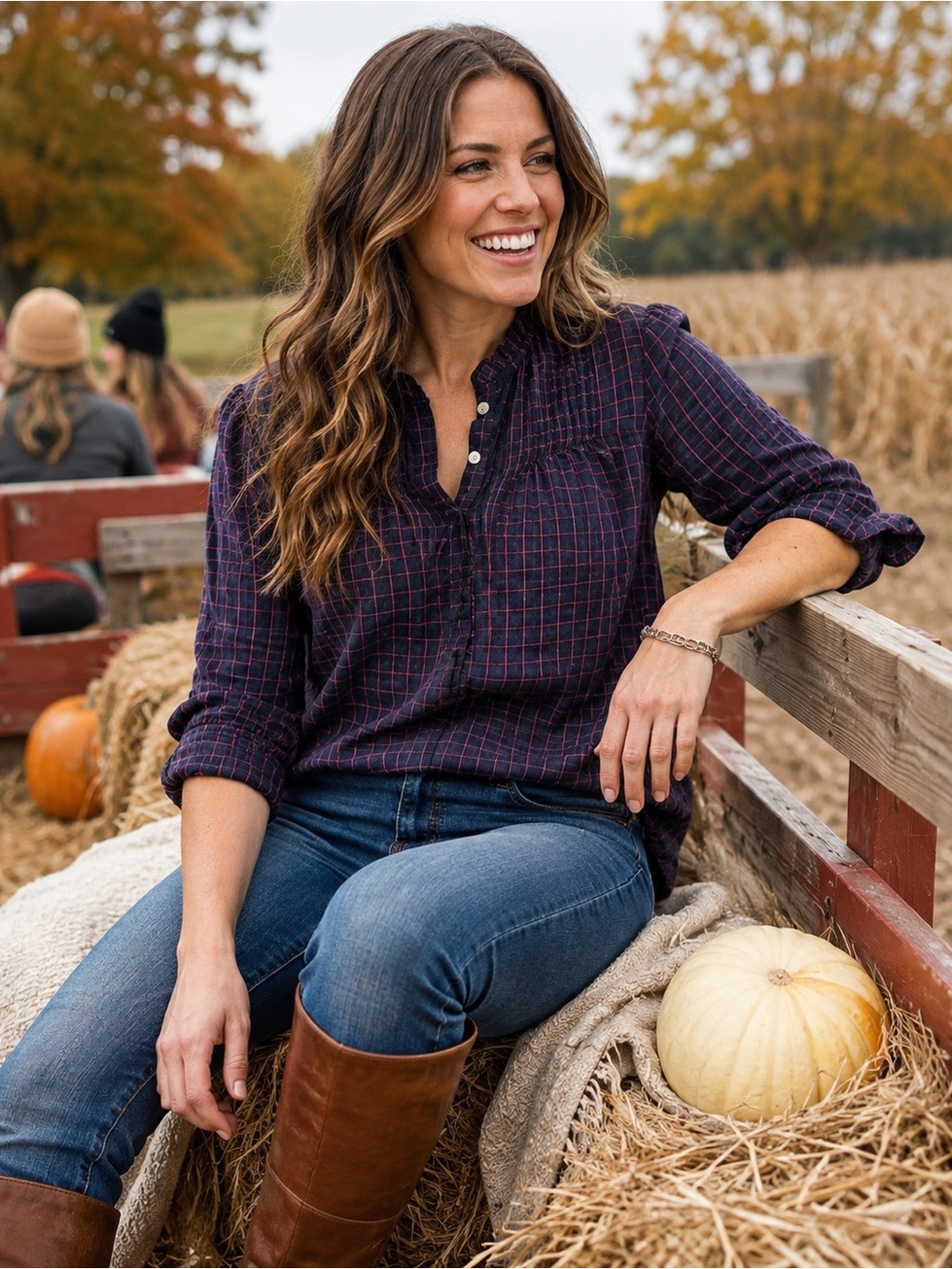 J.Crew Mercantile Limited Edition Plaid Blouse